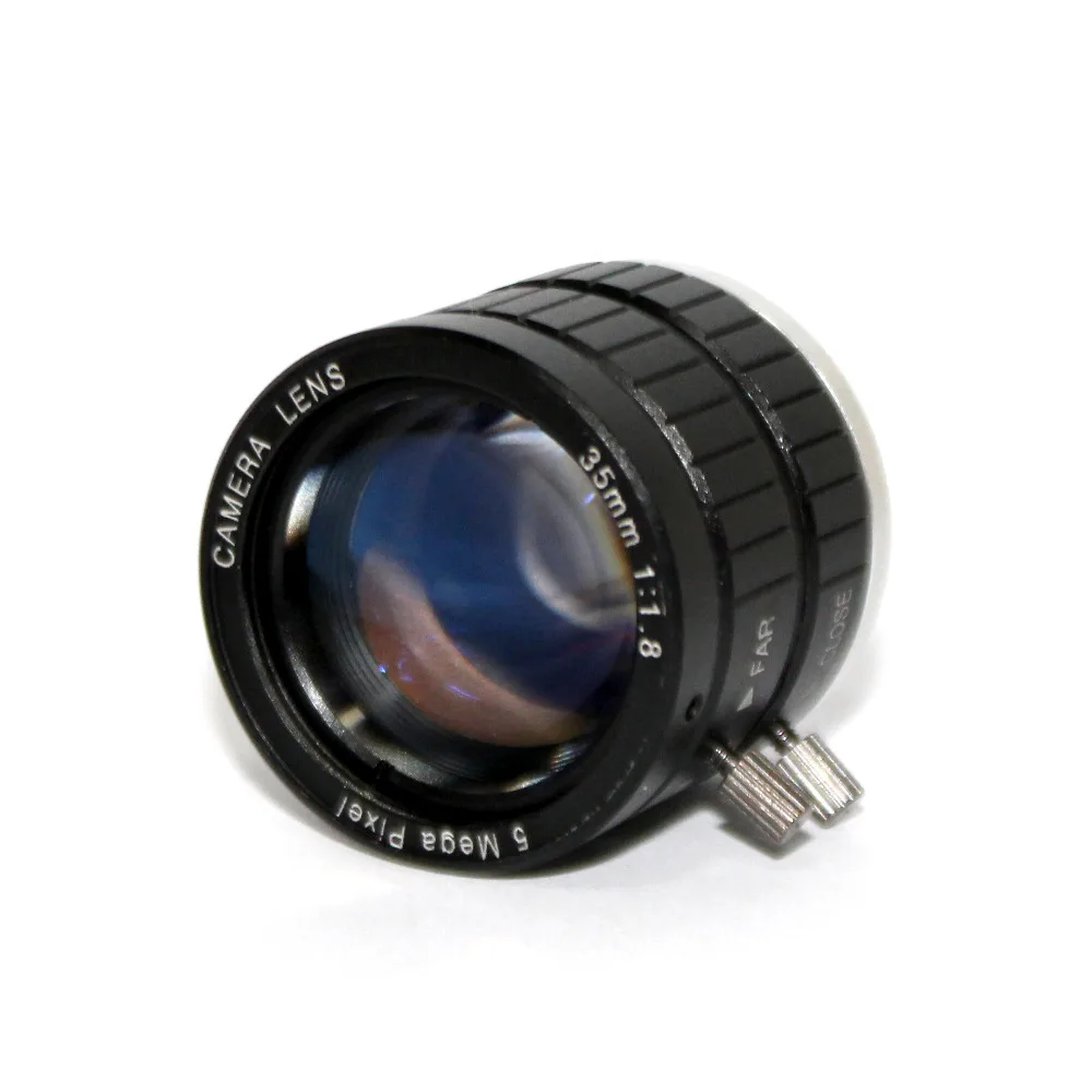 5MP 35mm объектив 1:1.8 HD промышленный фиксированный ручной IRIS Focus зум-объектив с
