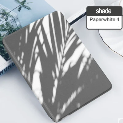 Тонкий из искусственной кожи чехол для Funda Kindle Paperwhite 4(10th Gen Release) читалка Smart Sleep/Wake Kindle чехол - Цвет: shade