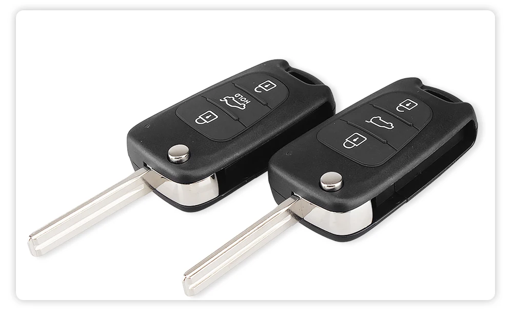 KEYYOU Новые 3 кнопки откидная оболочка ключа дистанционного управления для hyundai I30 IX35 Kia K2 K5 складной пульт дистанционного ключа чехол