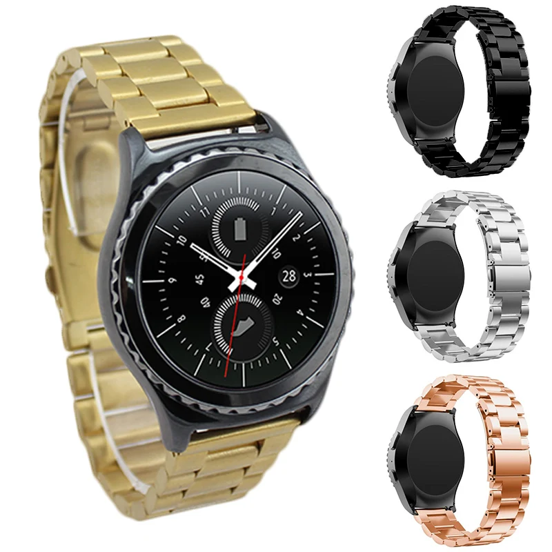 FOHUAS Нержавеющая сталь ремешок для Samsung gear s3 наручные Смарт-часы Браслет Ссылки