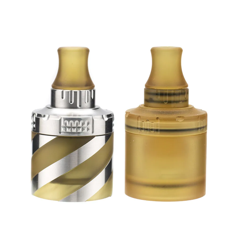A touch Helix kit SS316 Ultem PEI Vape Tank 22 мм 2 мл емкость с капельным наконечником для Spica Pro MTL