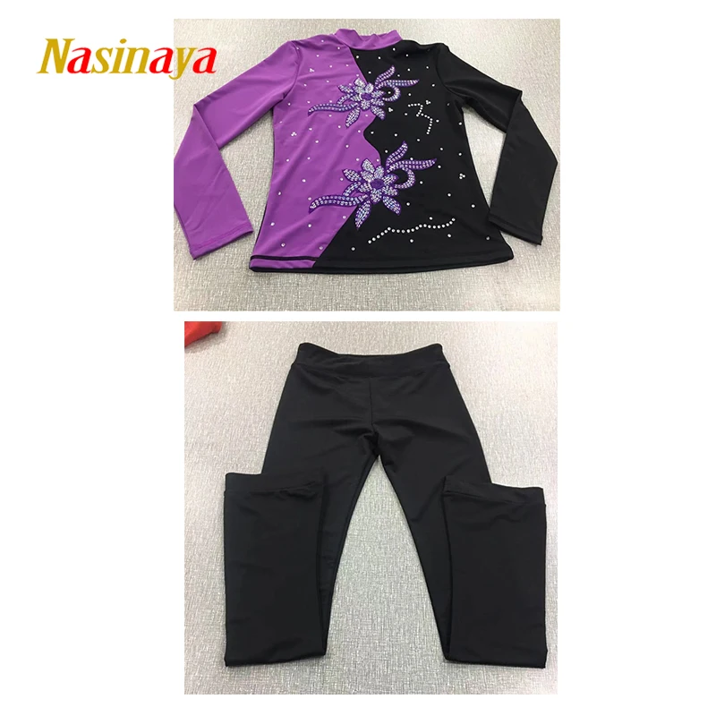 Nasinaya мужской костюм для мальчиков Фигурное выступление в катании на коньках