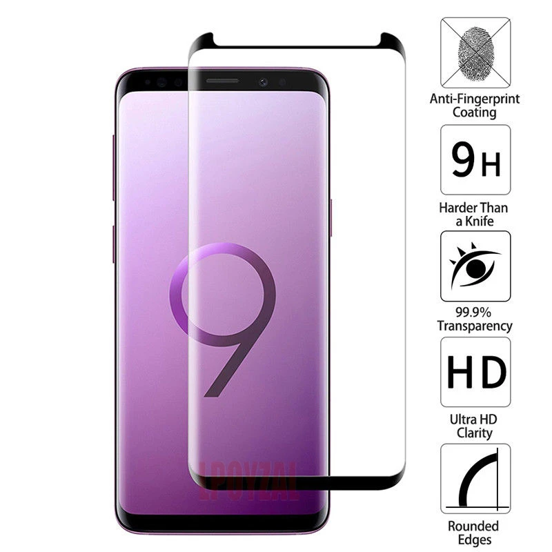 3D HD полный закругленный протектор экрана для Samsung Galaxy S10 S9 S8 Plus S7 Edge 9H Закаленное