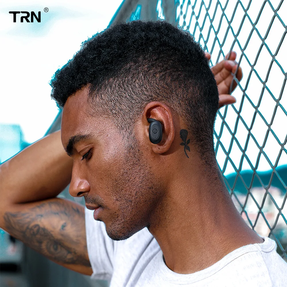 TRN T100 беспроводные Bluetooth наушники V5.0 чип гарнитура интеллектуальное