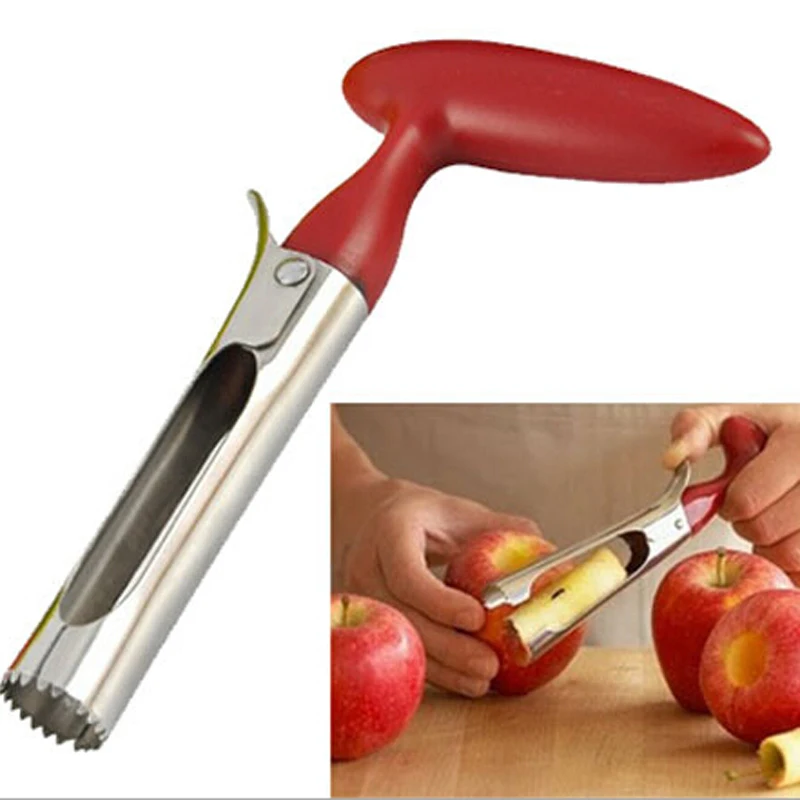 Apple Pear Chili Corer Stainless Steel Fruit Corers Remover Pitter Easy Twist Kitchen Core Tool|Ножи для удаления