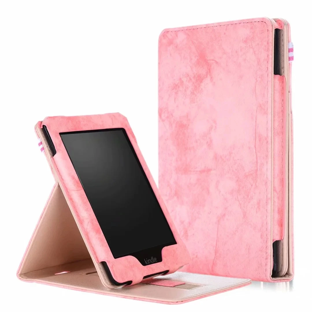 Чехол для Amazon kindle Paperwhite 1 2 3 из искусственной кожи, умный чехол для funda kindle paperwhite 4 чехол с держателем для рук