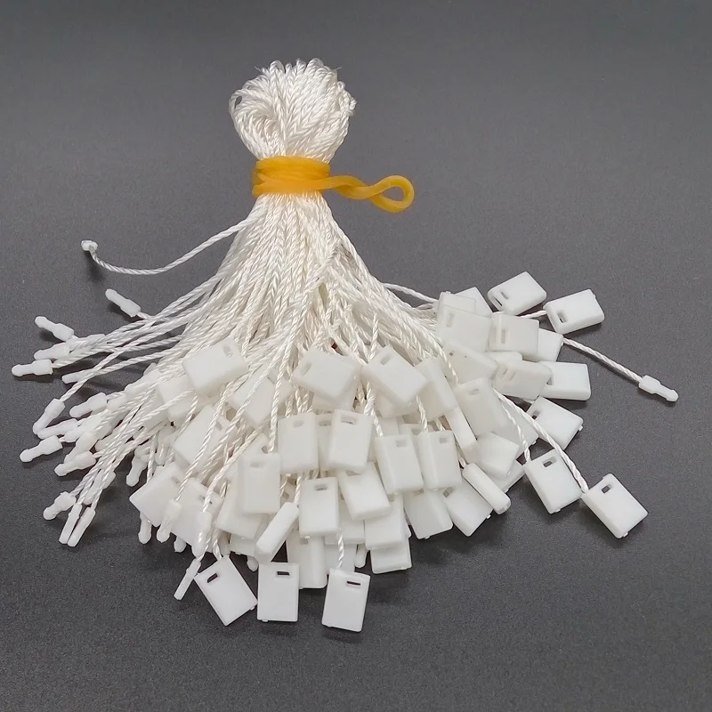 Белый нейлоновый шнур 7 &quotдля одежды 100 шт.