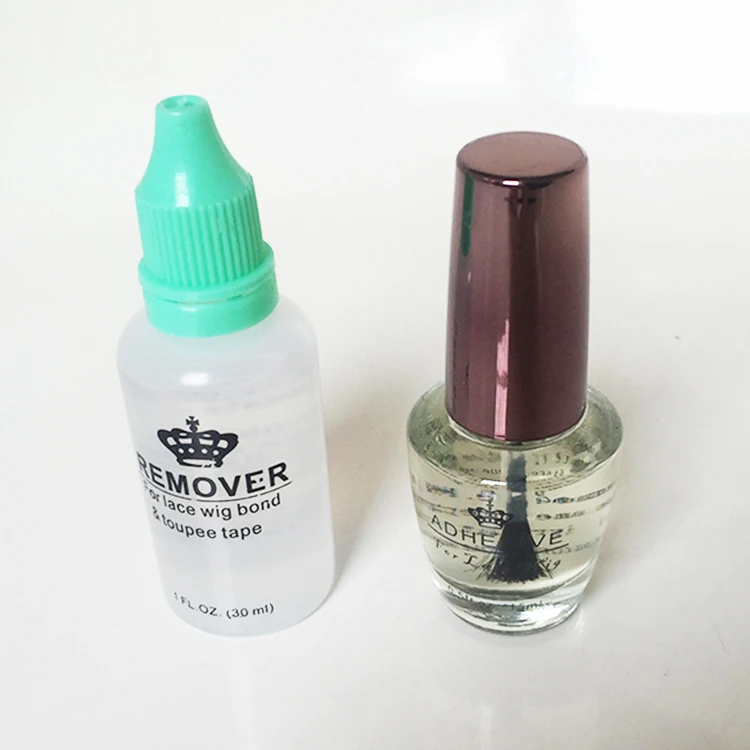 

Waterproof professional hair glue adhesive for lace wig adhensive glue 15ML with glue remover 30Ml
