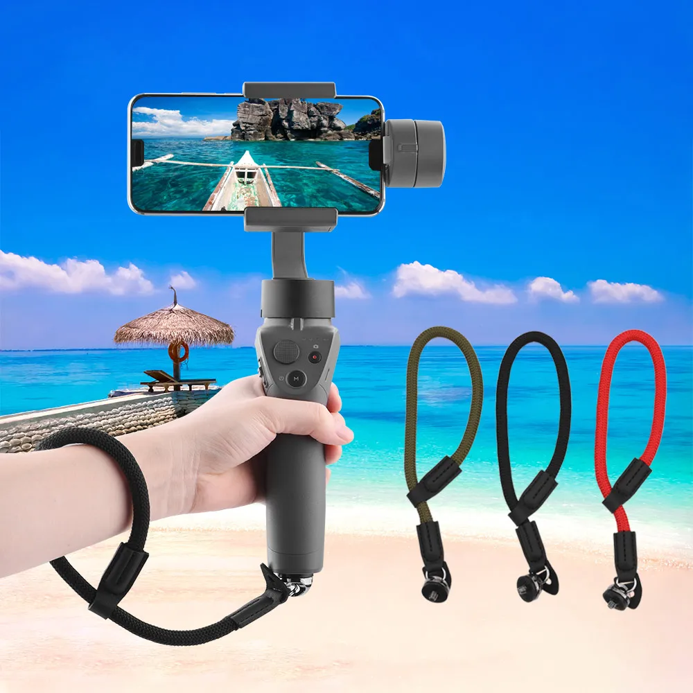 Ремешок на запястье ручной ремешок слинг с резьбой для DJI OSMO Mobile 2 камера Feiyu