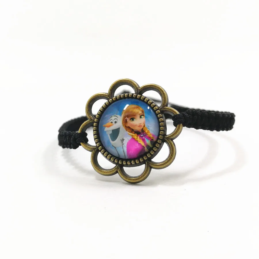Девушки Подарки Винтаж Jewelry браслет Анна Эльза Кристоф Олаф Свен Ханс