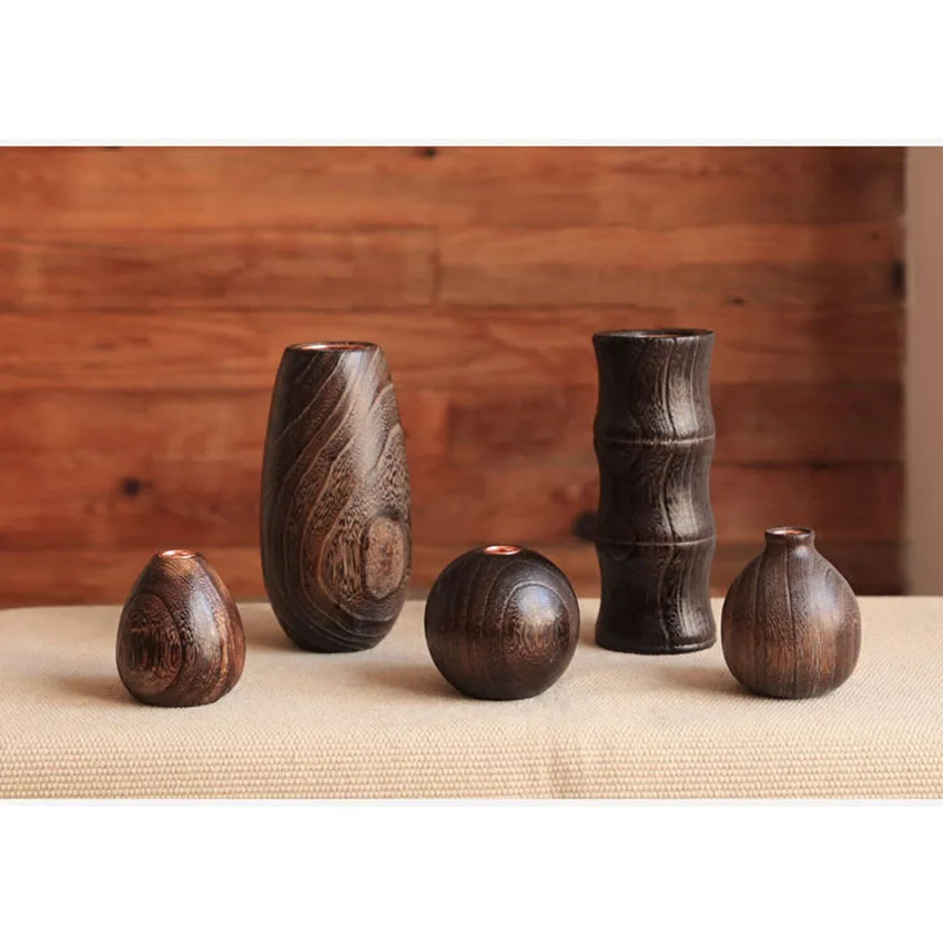 Винтажная бамбуковая Цветочная ваза для украшения дома|Вазы| |