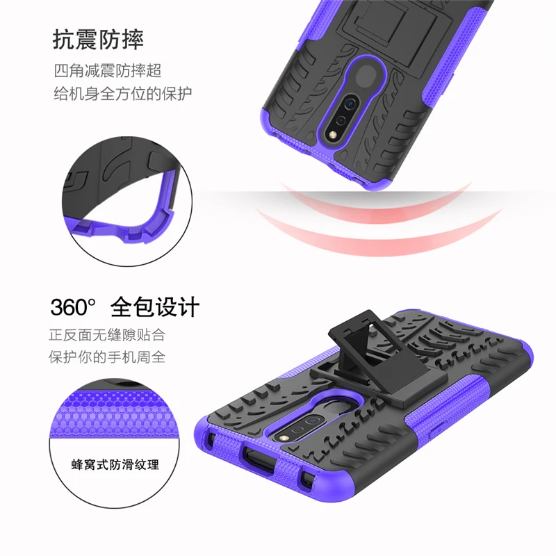 for oppo f11 pro case heavy duty hard rubber silicone fundas phone case cover for oppo f11 pro case for oppo f11 pro case free global shipping