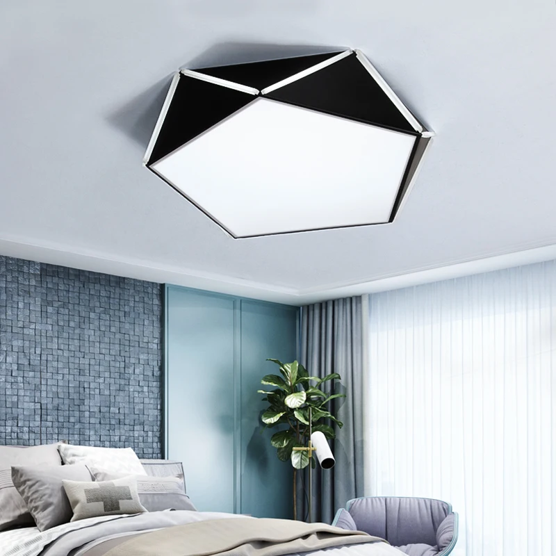 Потолочные светильники Horsten с геометрическим дизайном 36 Вт пультом