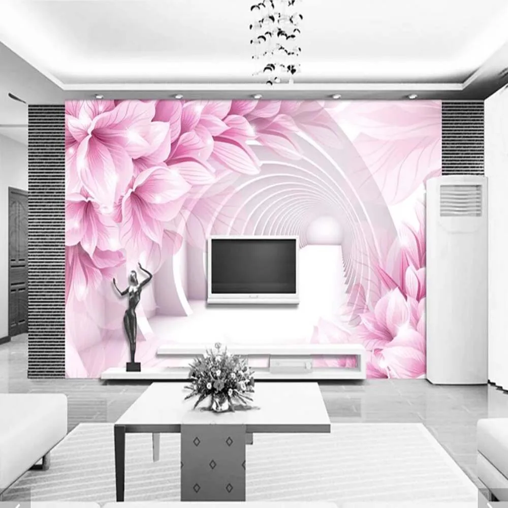 Цветочные обои фотобумага с рисунком для спальни домашний декор настенные 3d