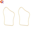 Сердечный дизайн 100 шт. 29*45 мм Ювелирные изделия Аксессуарысерьги Разъемыкольцо неправильной формыDIY решенийручной работысерьги фурнитура