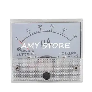 85C1-A Replaceable Current Measuring DC Microampere Panel Meter 0-50UA