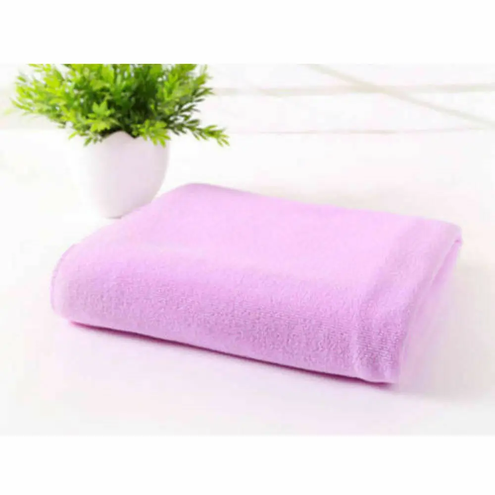 Light Purple 70x140 см из микрофибры, абсорбирующее банное полотенце для путешествий, пляжное полотенце из волокна, сушильное полотенце для душа - Цвет: Light Purple