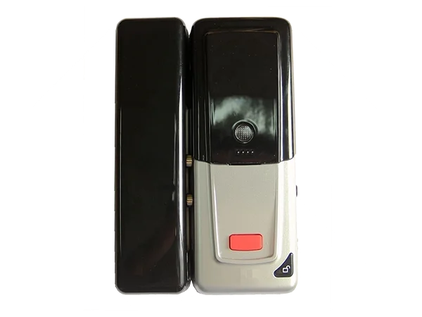

D2 Free Shipping New Battery Powered Glass Door Fitted 433MHz Wireless Smart Door Lock 433MHz Wireless PIN Code Lock