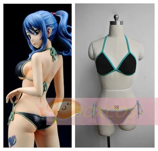 Купальник для косплея из аниме Фея хвост|cosplay swimsuit|fairy tail juviajuvia lockser |