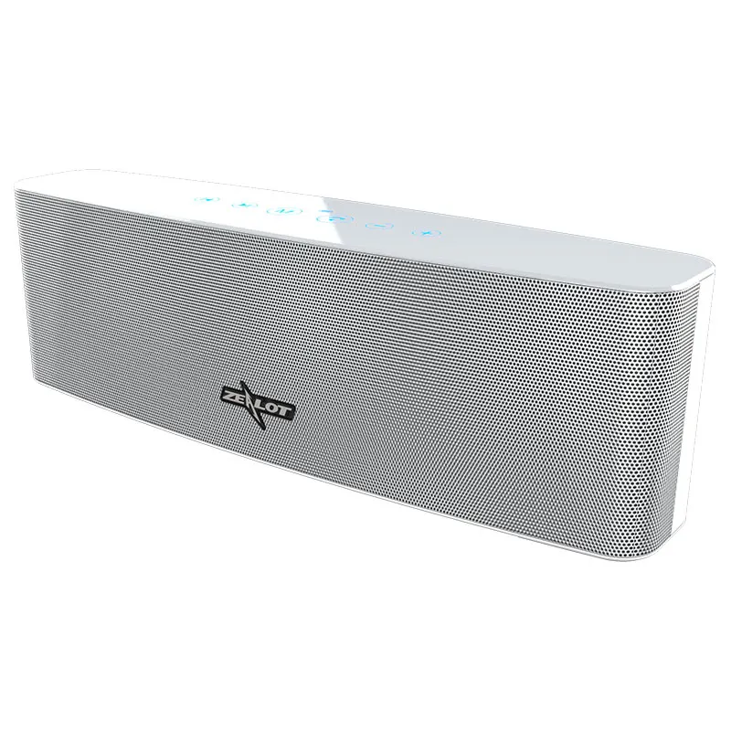 Белый ZEALOT S12 3D объемный бас стерео Bluetooth беспроводной динамик Колонка сенсорное управление 12 Вт Поддержка TF карты AUX Play - Цвет: Белый