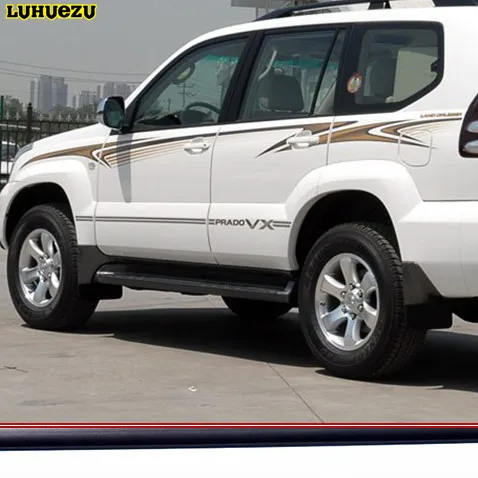 Наклейка на корпус автомобиля Luhuezu OEM стикер дверь для Toyota Land Cruiser Prado LC120 2003 2009