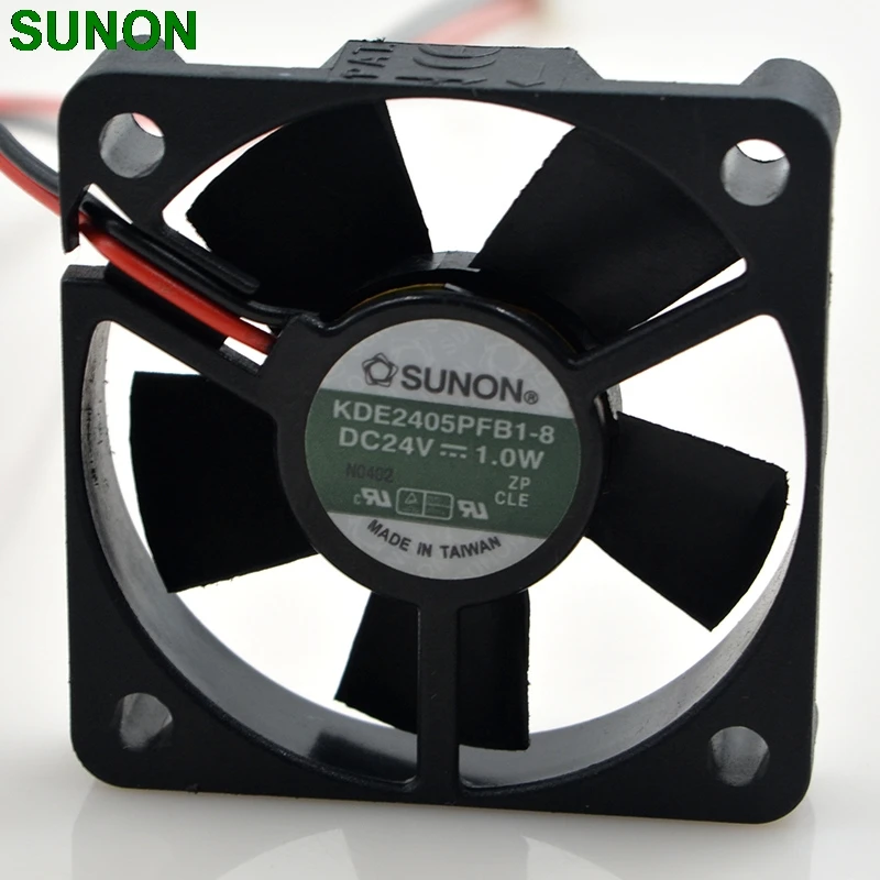 Ventilador de Refrigeração Kde2405pfb1-8 para Sunon v 1.0 w Linha 5cm 5010 50*50*10mm dc 2