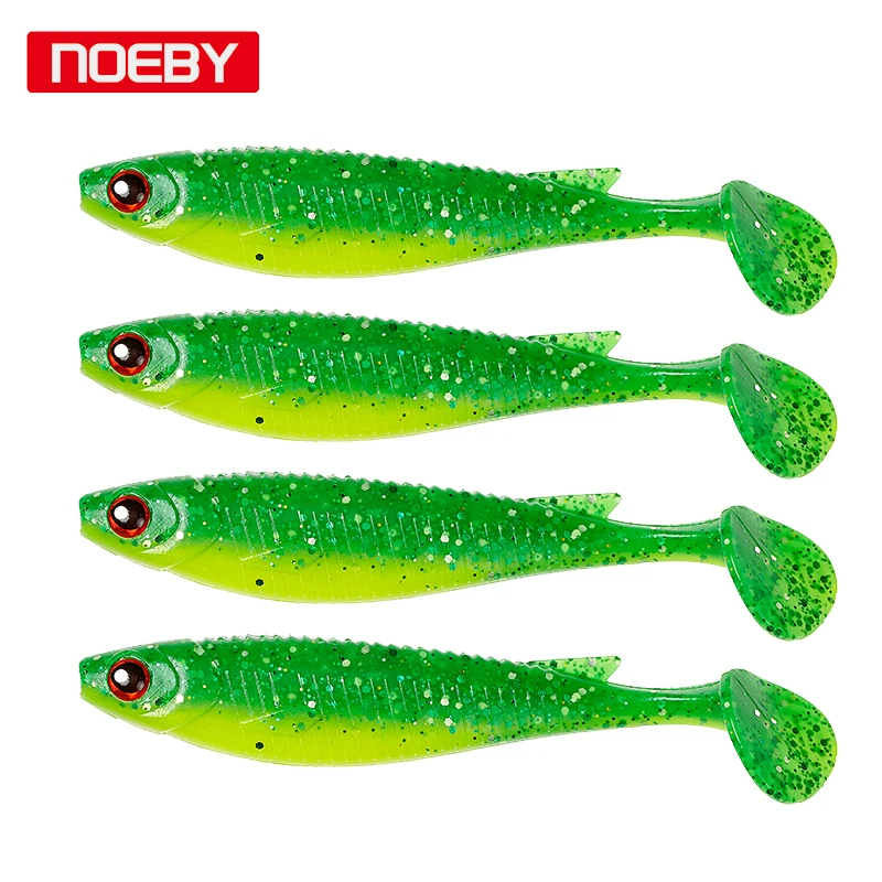 Noeby Pesca Tiddler мягкие приманки 10 см 4 шт./пакет для рыбалки имитации мягкой рыбы