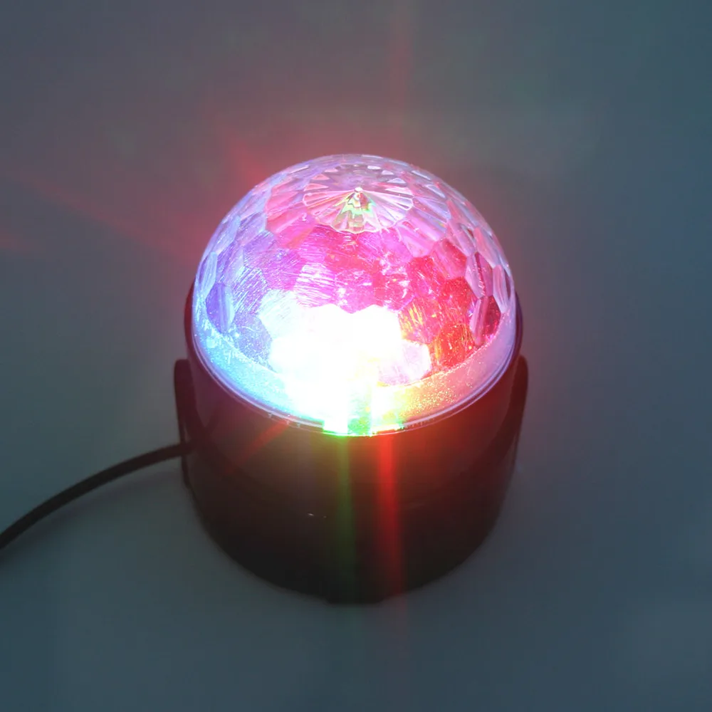 3 Вт Мини RGB светодиодный кристалл магический шар сценический светильник ing