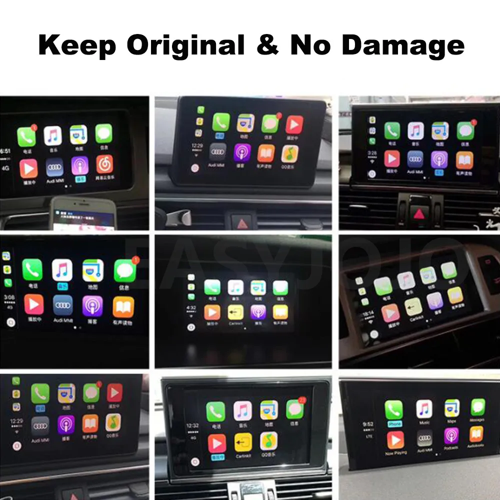 IOS Audi CarPlay автомобиль Apple Airplay CarPlay коробка для Audi A3 A4 A5 A6 A7 A8 B9 Q3 Q5 Q7 S4 S5 экран Upgration