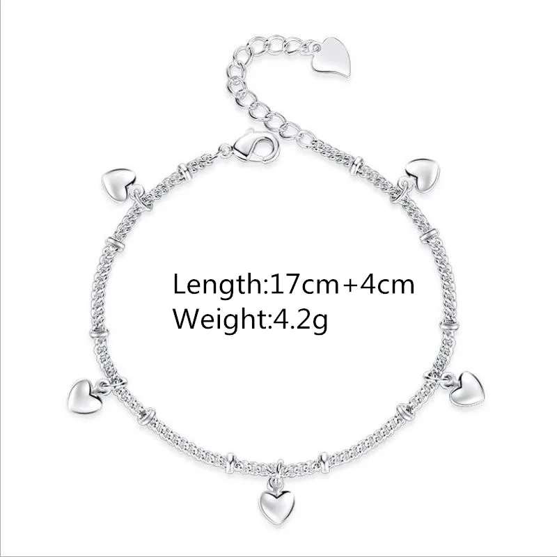 Модные браслеты Everoyal в форме сердца для девочек аксессуары вечеринок винтажные