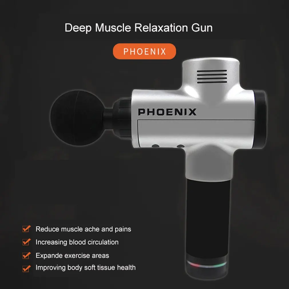 Bearded Fascia Gun Massage Gun Electric Deep Muscle Relaxation Fitness Massage Grab