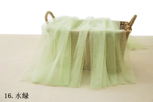3 yrds Mint Green Plain Tulle Netting Fabric Fine For Bridal Veil Dress Mesh Earth Tone Tutu Wedding Decors 30+ colors | Дом и сад