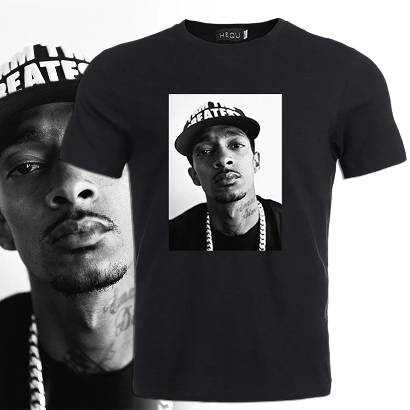 Футболки memento Nipsey Hussle, летние крутые Топы с коротким рукавом, футболки в стиле хип-хоп, повседневные свободные черные хлопковые футболки