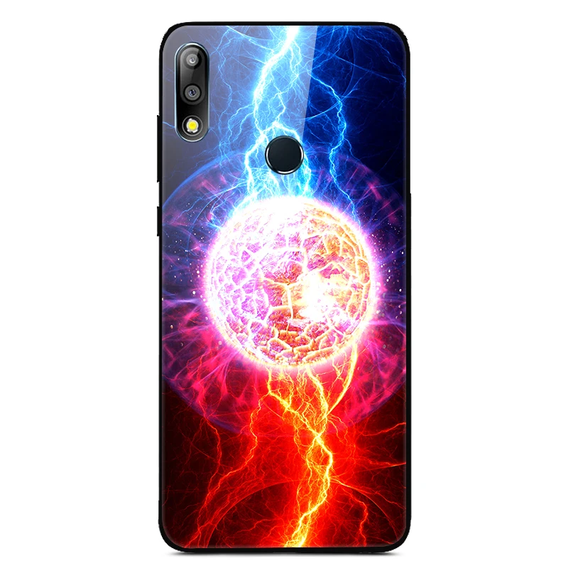 Для Asus Zenfone Max Pro M2 ZB631KL чехол из закаленного стекла с изображением планеты космос, стеклянный чехол на заднюю панель для Asus ZB631KL ZB 631KL ZB 631 KL