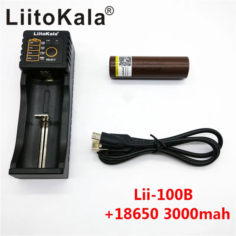 Lg HG2 новый оригинальный 18650 литиевая батарея 3 7 В 3000 мАч Перезаряжаемые батареи 30A +