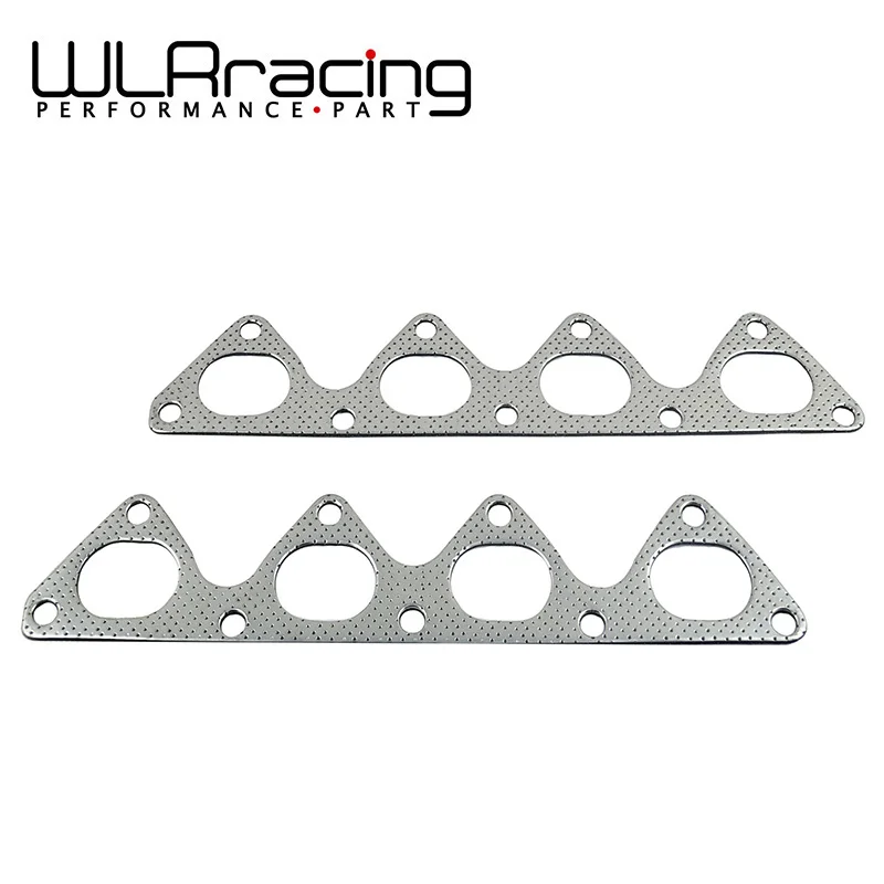 WLR RACING-2 шт(лот) графитовый/алюминиевый B-SERIES для HONDA B16A2 B16B B18C заголовок/выпускной коллектор прокладка WLR4957