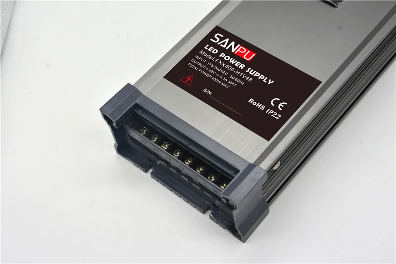 SANPU SMPS 48V импульсный источник питания 400W 8A постоянное напряжение 220V 230V AC-DC преобразователь трансформатора 48VDC светодиодный водонепроницаемый драйвер