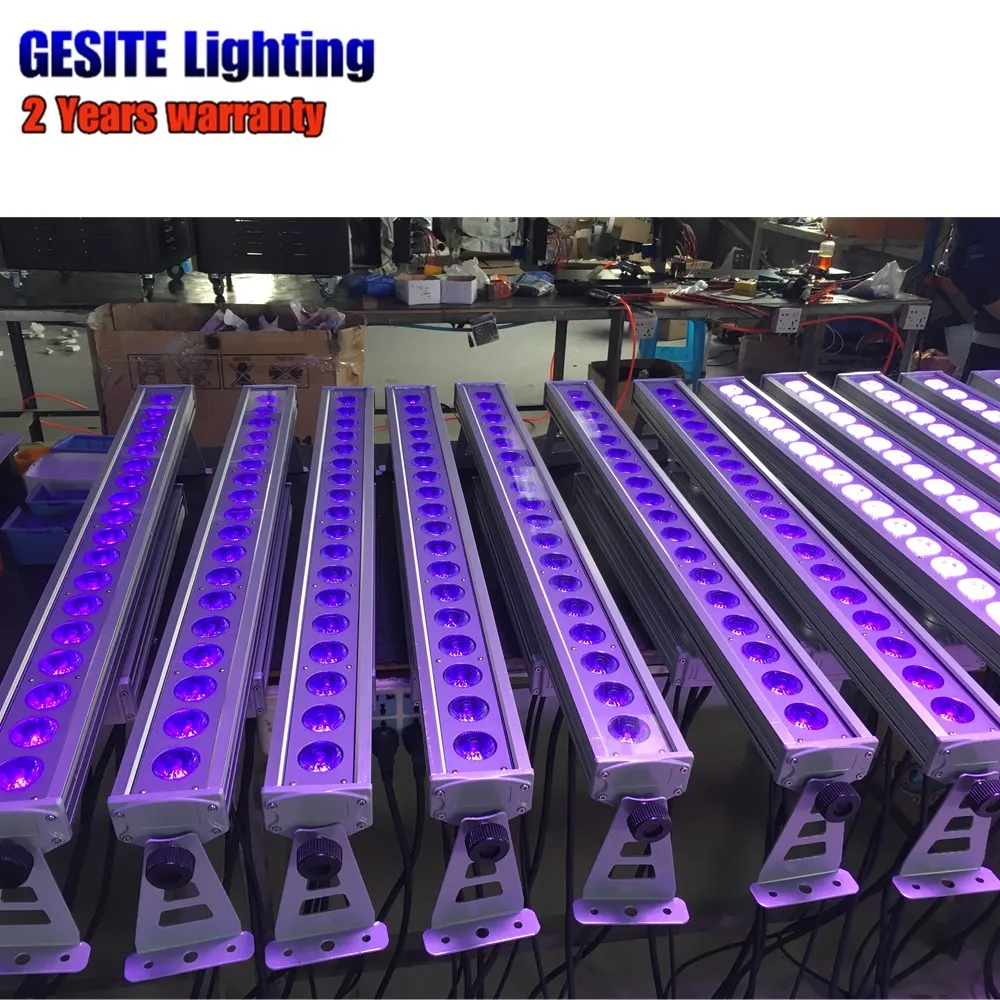 4 шт./лот 220 Вт Водонепроницаемый светодиодный настенный светильник 18X18W RGBWAP |