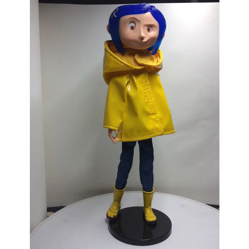 Горячая NECA фильм Coraline и секретная дверь плащ ПВХ Фигурки игрушки куклы 17