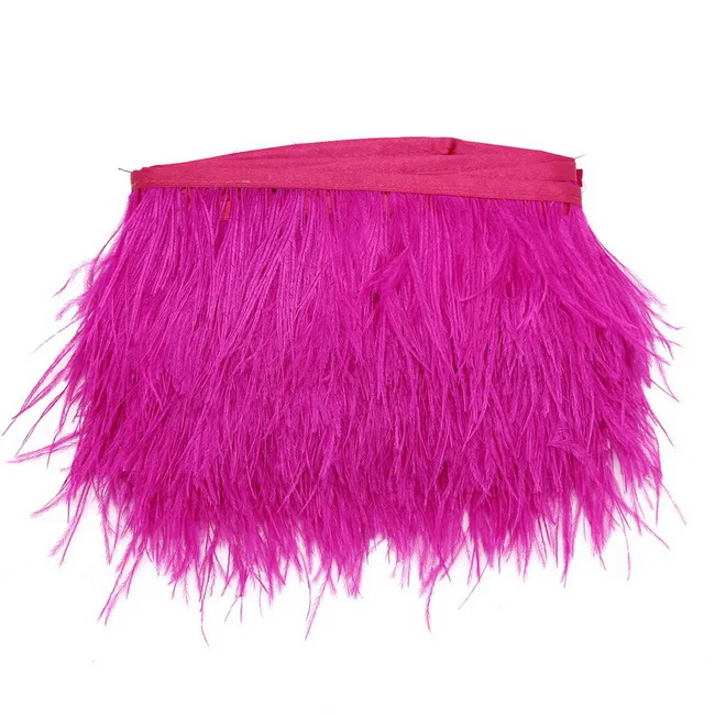 8-10 см многоцветный страус перо лента бахрома отделка для ручной работы платье