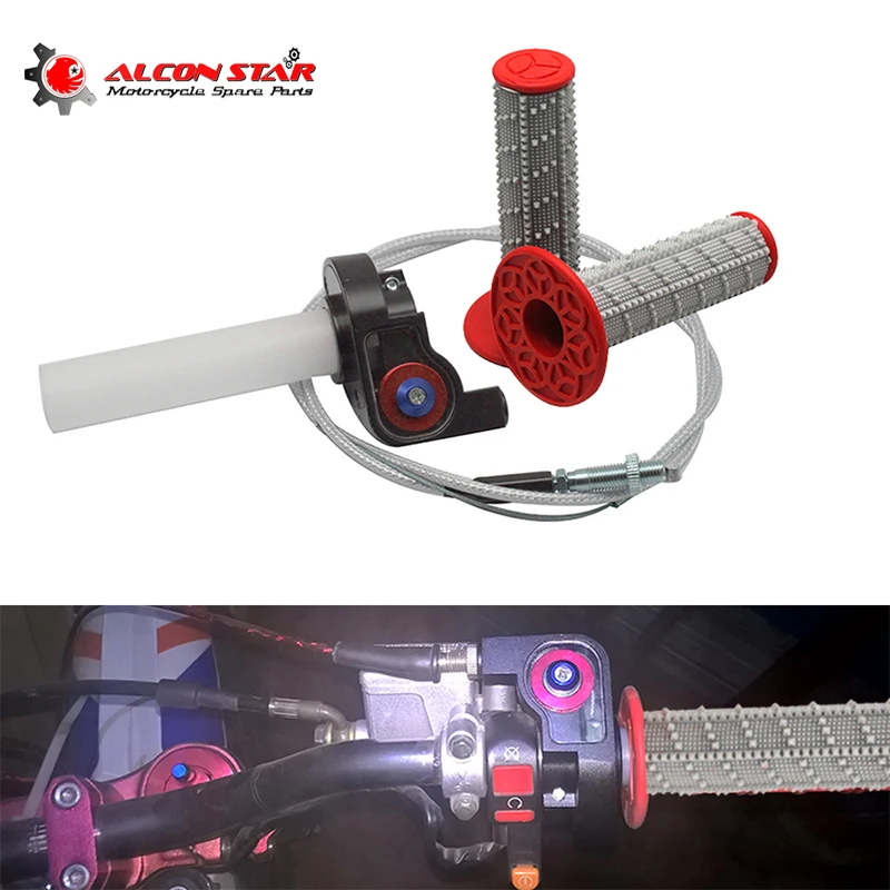 Alconstar Pit Dirt Bike быстросъемная рукоятка для дроссельной заслонки с поворотным