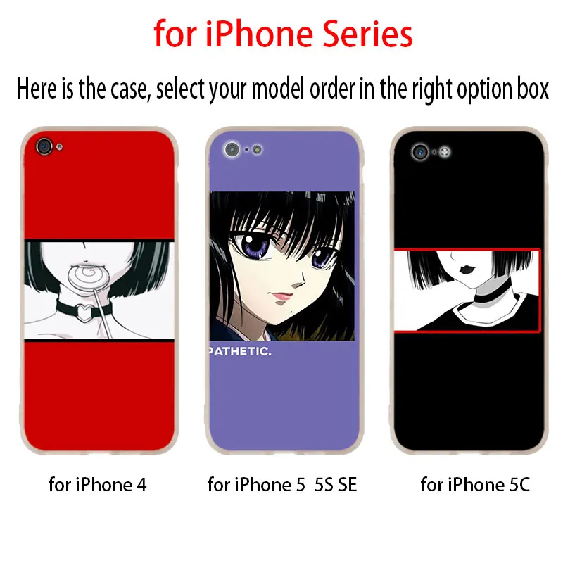 Силиконовый мягкий чехол для iPhone 11 12 Pro X XS Max XR iphone 8 7 6 Plus 5 фотоблей аниме tumblr