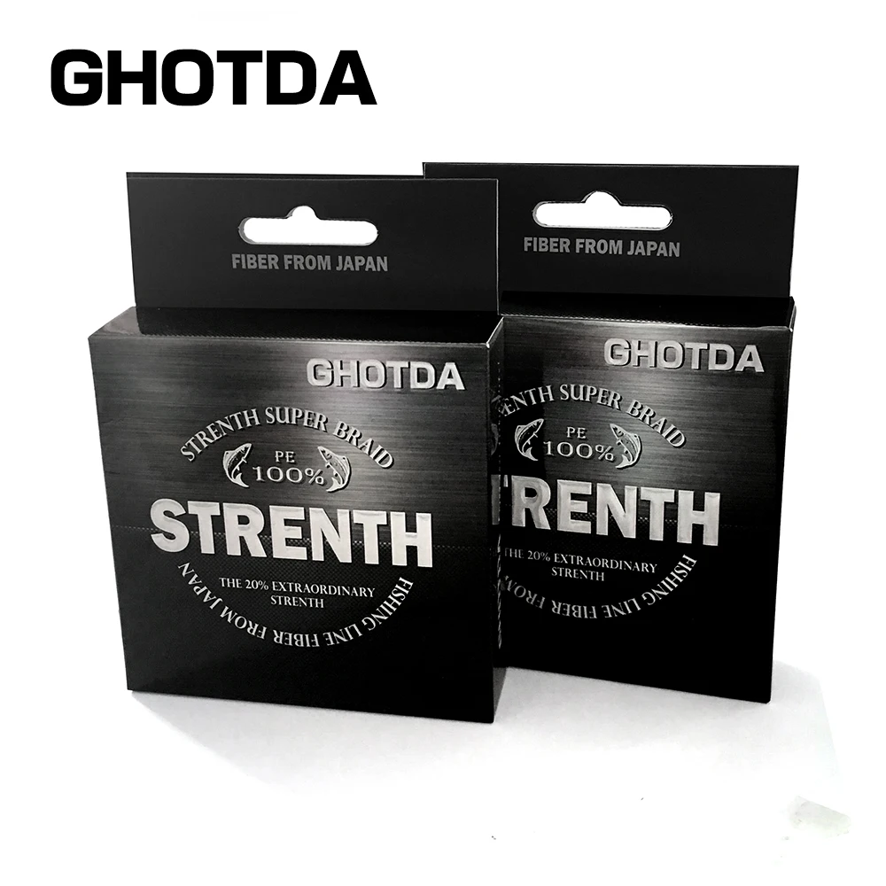 Новинка GHOTDA 100 м многонитевая леска 20LB-88LB PE супер сильная плетеная для рыбалки 8x