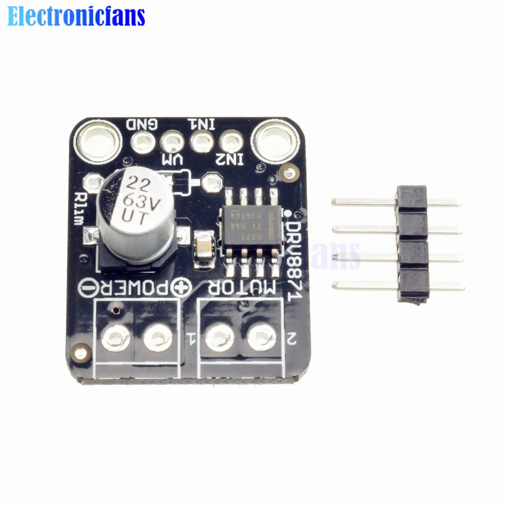 DRV8871 H Bridge щеточная плата прерывателя двигателя постоянного тока для Arduino PWM Control