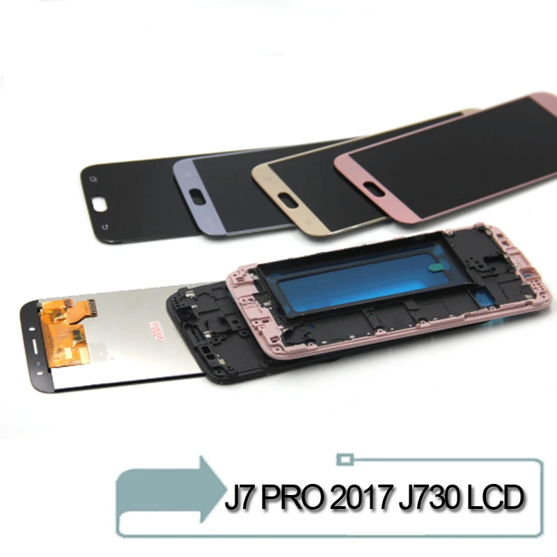 Дисплей J7 Pro для samsung Galaxy 2017 ЖК дисплей J730 Сенсорный экран J730F Экран Digitizer +