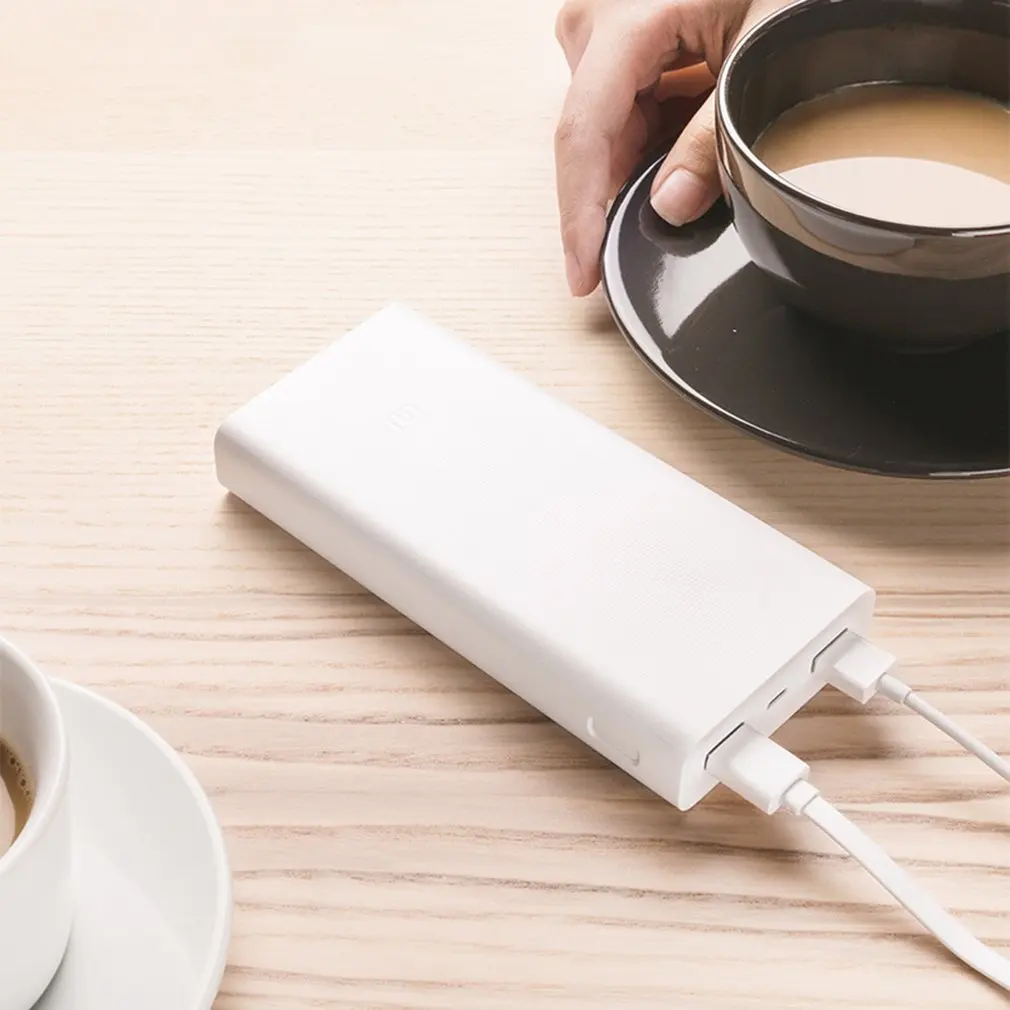 Xiaomi mi внешний аккумулятор 2C 20000mAh быстрая зарядка внешний аккумулятор mi cro USB портативная батарея внешнее портативное зарядное устройство
