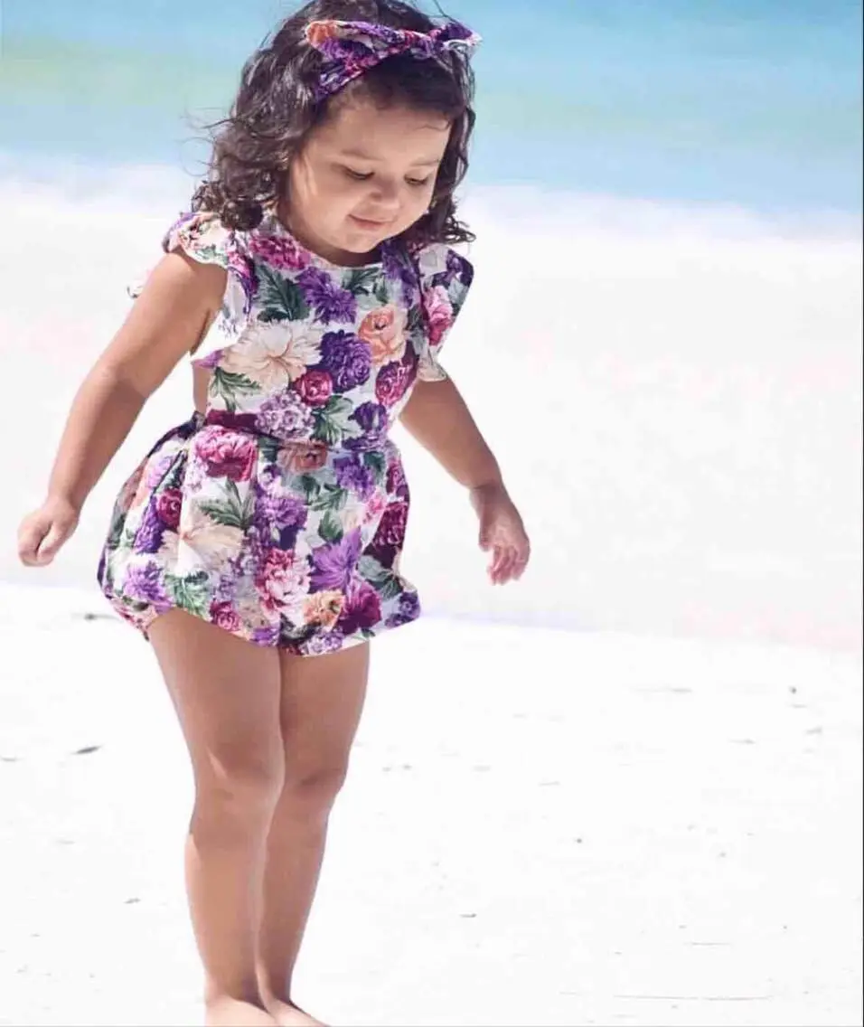 Богемный комбинезон с кисточками для маленьких девочек Одежда винтажное боди