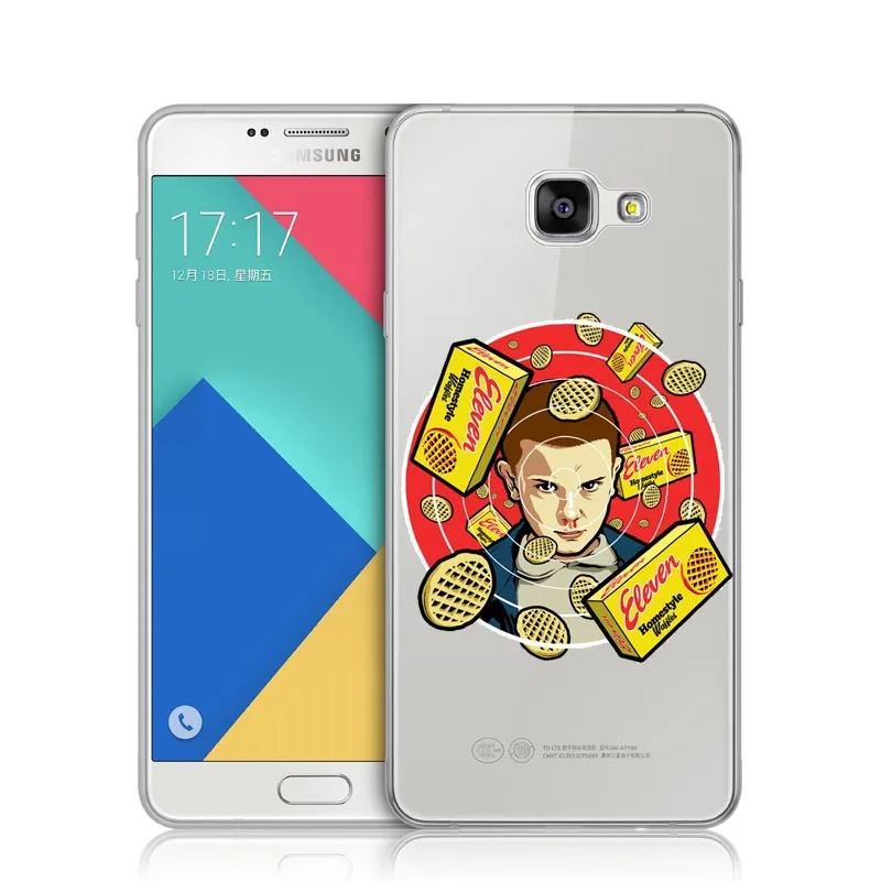 Очень странные дела Рождественские огни мягкий чехол для телефона Samsung Galaxy A3 A5 A7