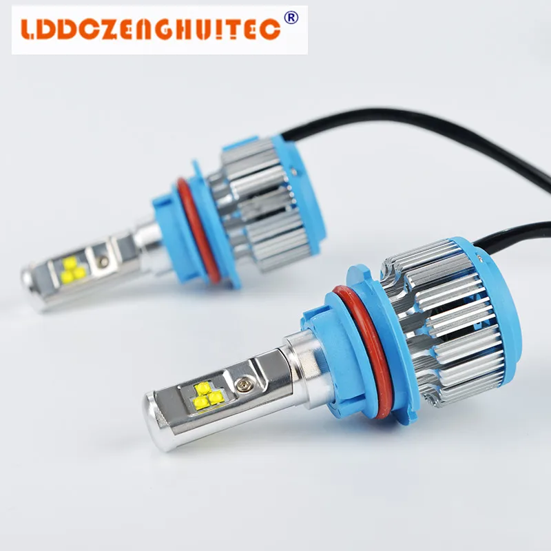 LDDCZENGHUITEC Автомобильные фары 70 Вт 9005 лм/комплект H1 H7 H4 Hi/Lo H11 9006 HB3 HB4