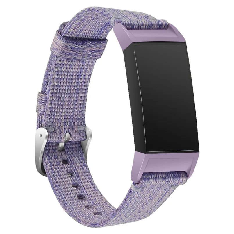 Lightweight Nylon Watch Strap Breathable Replacement Soft Sport Loop Wrist Band For Fitbit Charge 3 Wtach 3B10 | Электроника